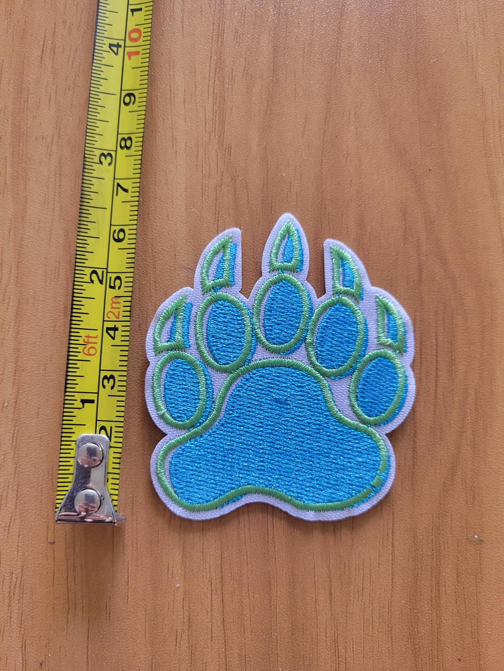 🎃BUY 2 GET 1 FREE🎃Blue Paw Print Embroidered Patch